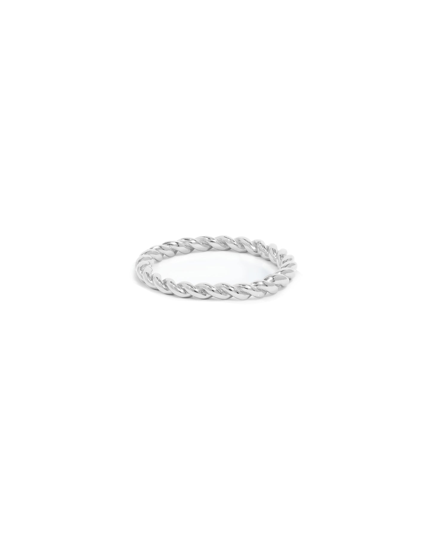 Sterling Silver Twisted Ring: Elegant Simplicity 4