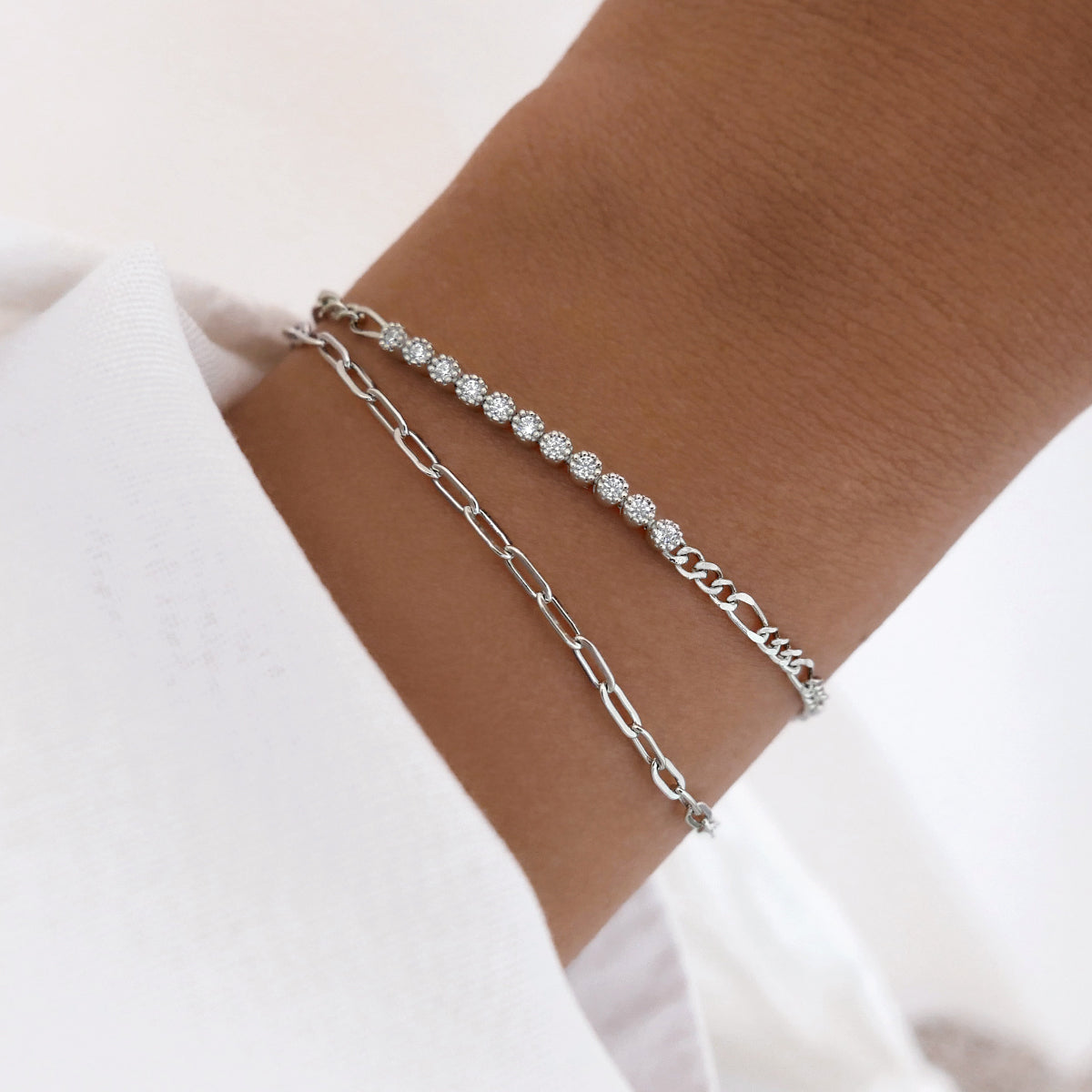 925 Sterling Silver Marina Bracelet Chain 2