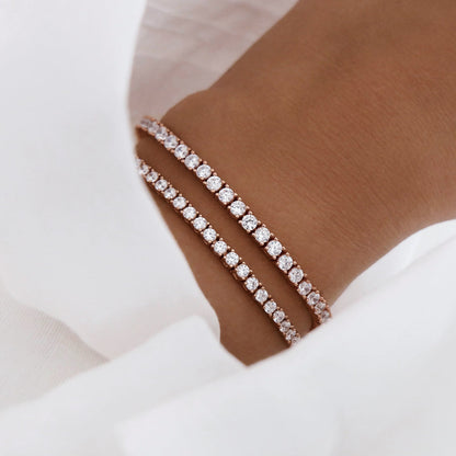 925 Sterling Silver The Mini Tennis Bracelet 4