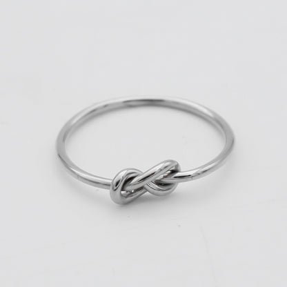 925 Sterling Silver Noelle Knot Ring 5