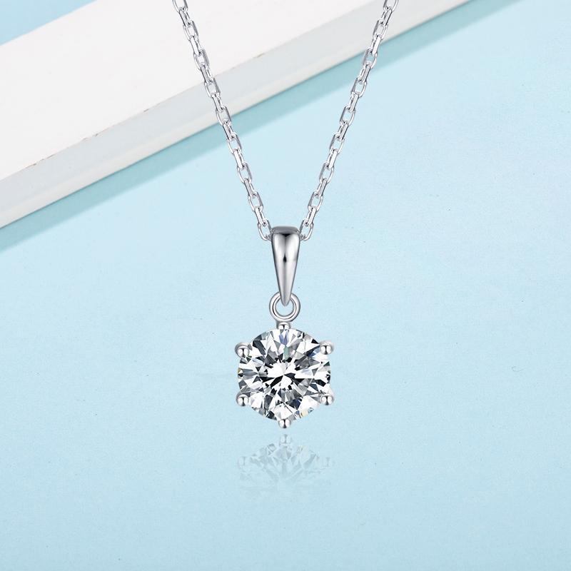 925 Sterling Silver Brilliant Round Cut CZ Stud Earrings Necklace Sets 10