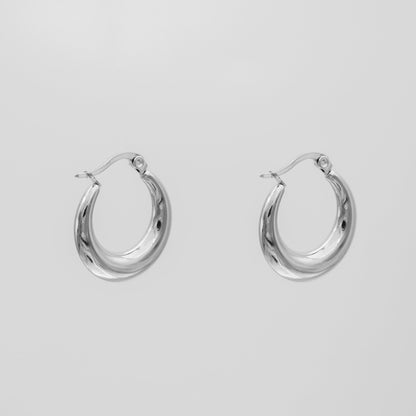 925 Sterling Silver Lina Hoop Earrings 2