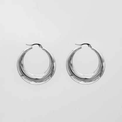 925 Sterling Silver Lina Hoop Earrings 5