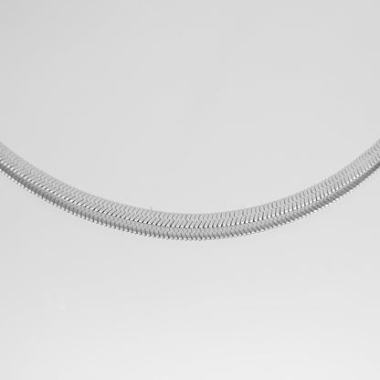 925 Sterling Silver Herringbone Necklace 9