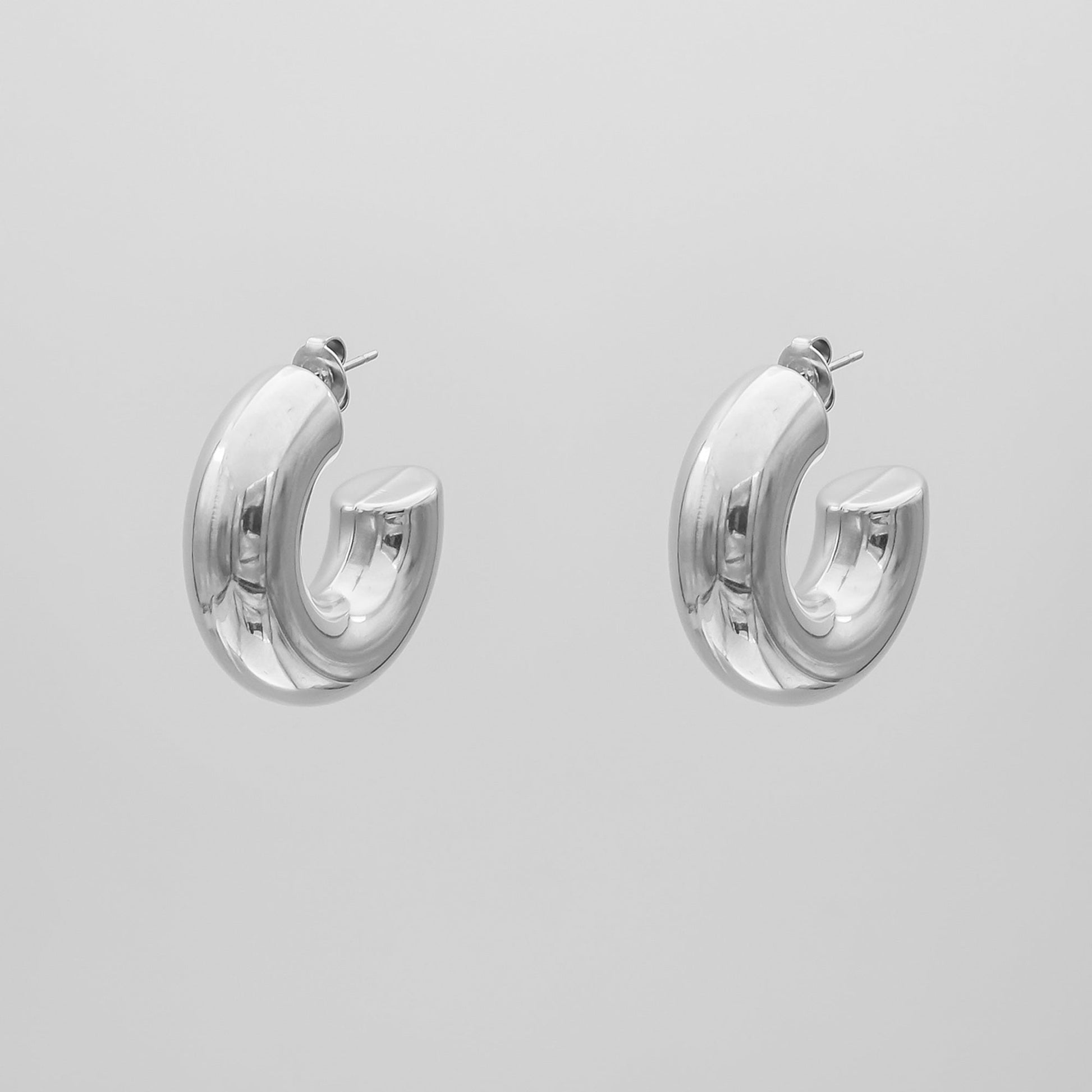 925 Sterling Silver Alani Chunky Earrings 4