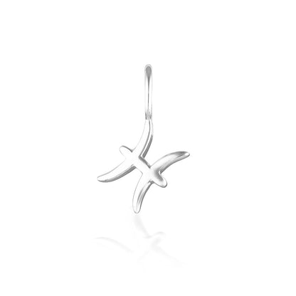 925 Sterling Silver Pisces Charm 1