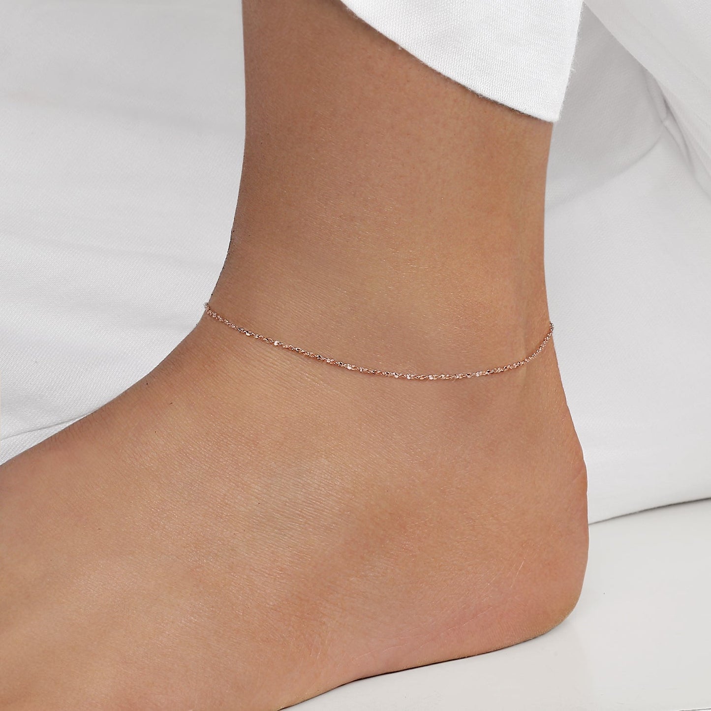 925 Sterling Silver Quinn Anklet 2