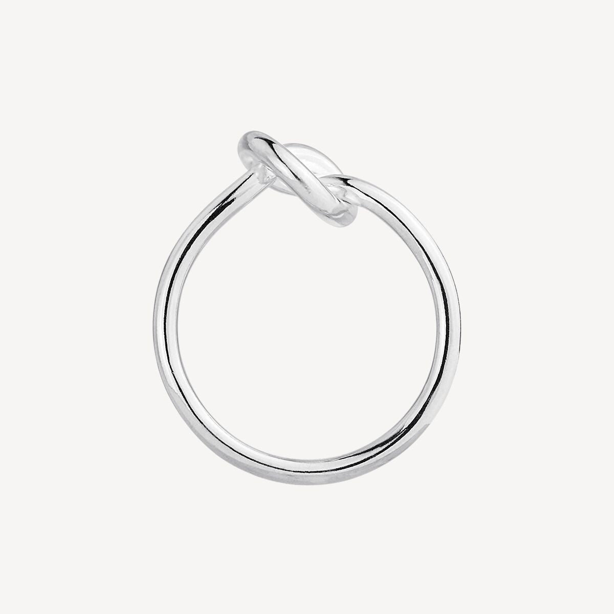 2mm Nature’s Knot Silver Ring 4