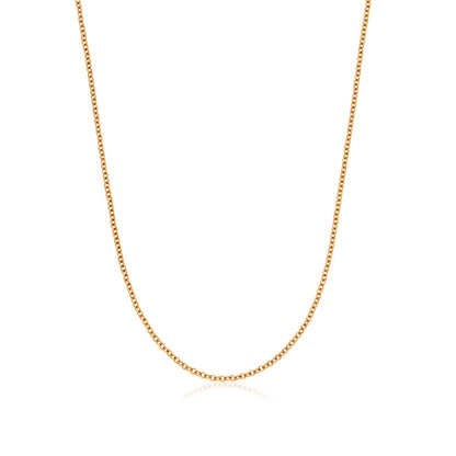 Sleek Sterling Silver Fine Chain Necklace: Effortless Elegance 1