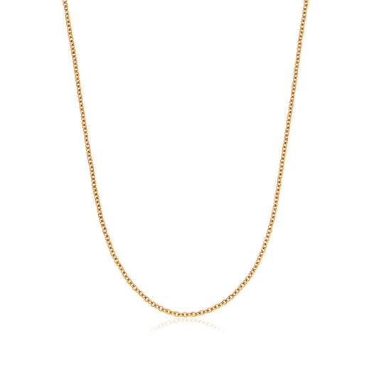 Sleek Sterling Silver Fine Chain Necklace: Effortless Elegance 1