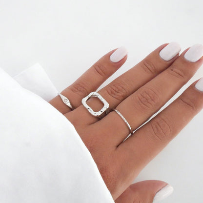 925 Sterling Silver Sia Ring 5