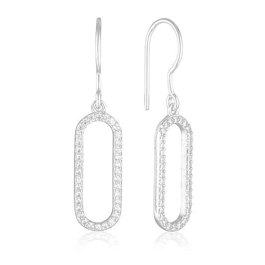 925 Sterling Silver Elyse Drop Earrings 1