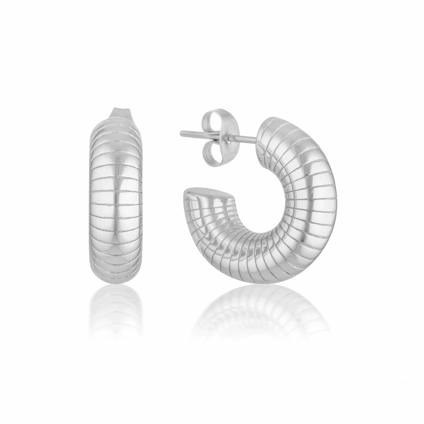 925 Sterling Silver Jana Hoops 1