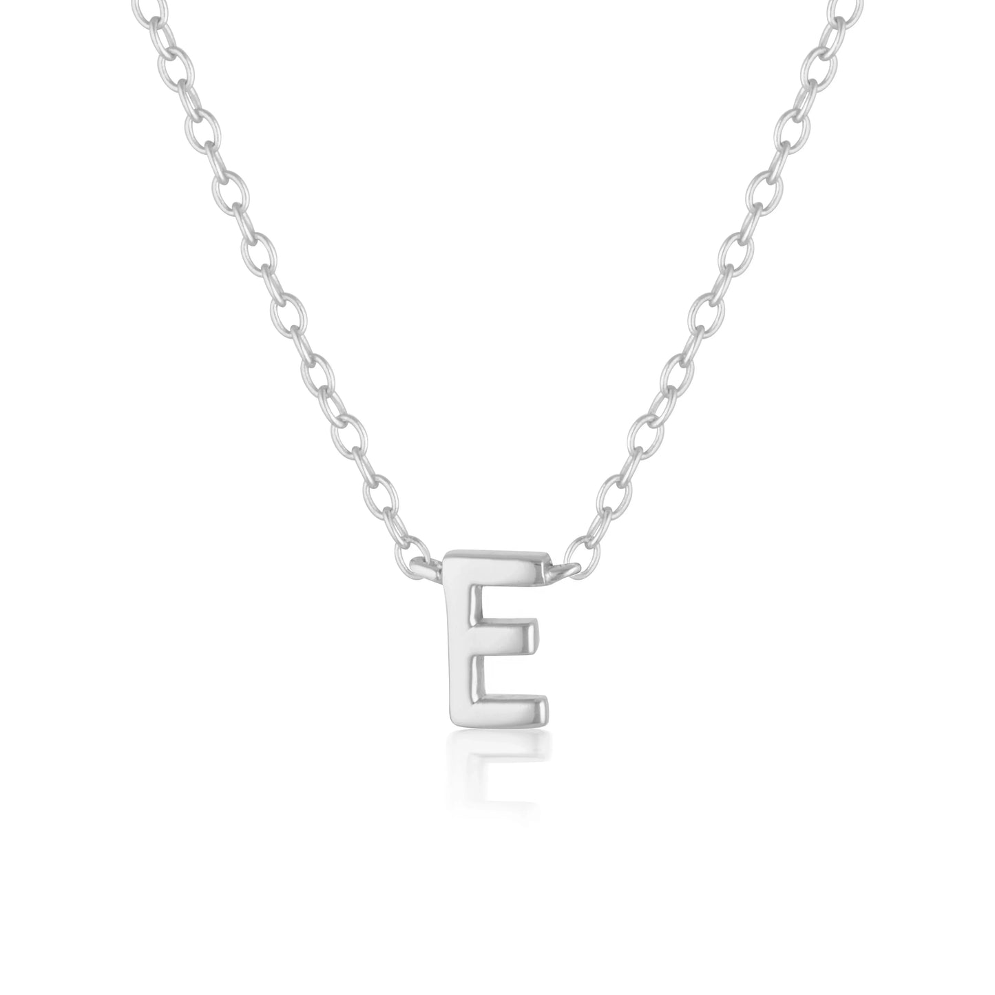 925 Sterling Silver Petite A-Z Necklaces 9