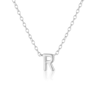 925 Sterling Silver Petite A-Z Necklaces 22