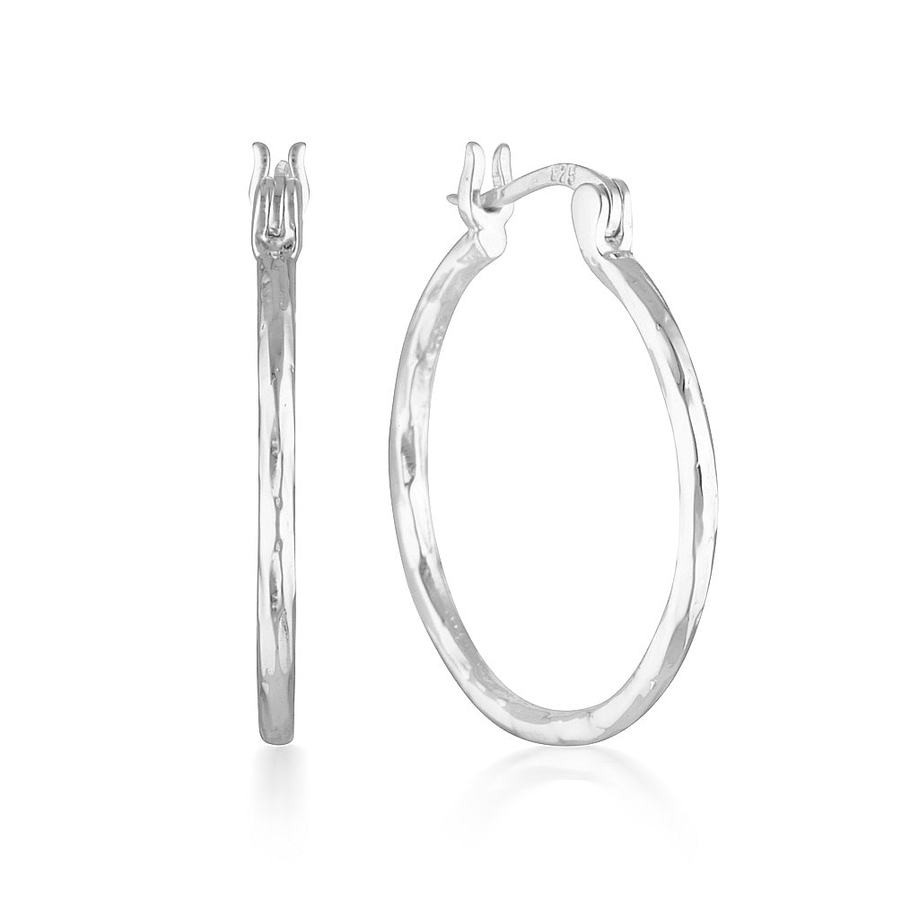 925 Sterling Silver Heidi Hoop Set 8