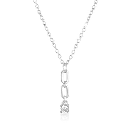 925 Sterling Silver Jacinta Necklace Silver 1