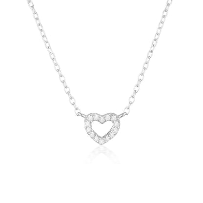 925 Sterling Silver Bella Necklace Silver 1