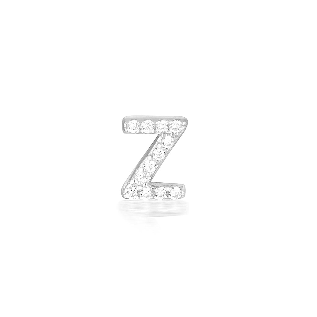 925 Sterling Silver A-Z Earrings Silver 29