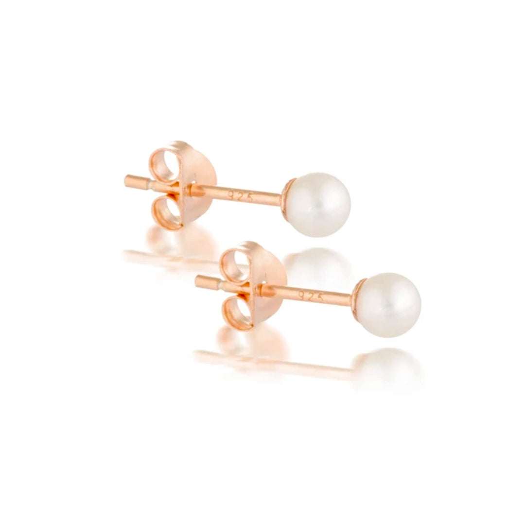 925 Sterling Silver Sofie Fresh Water Pearls Stud Style Earrings 1