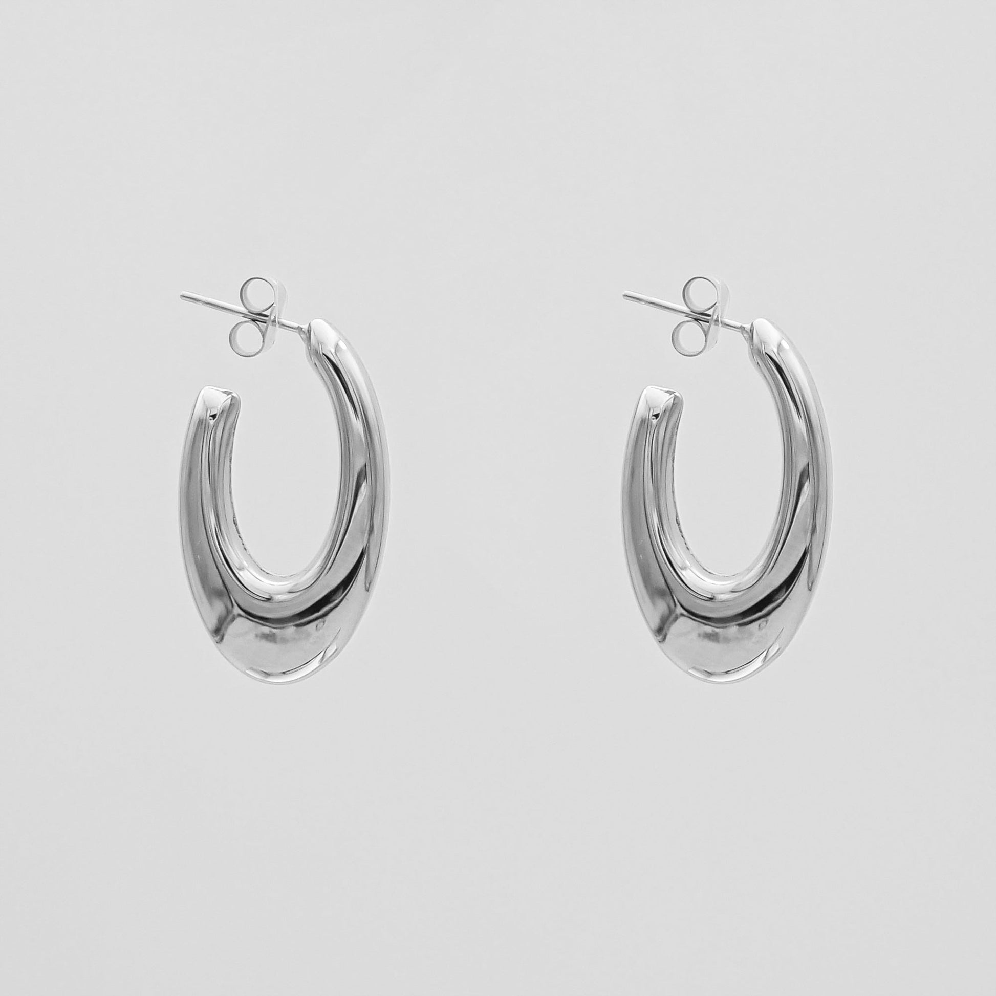 925 Sterling Silver Thea Hoop Earrings 4