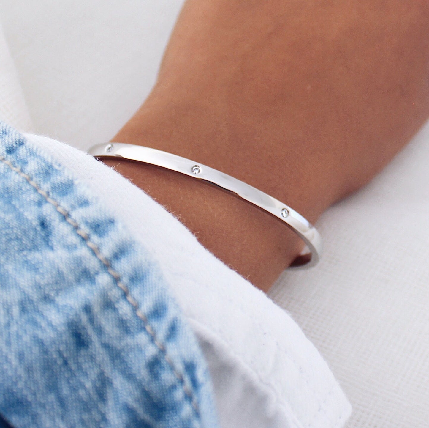 925 Sterling Silver Yolanda Bangle 2