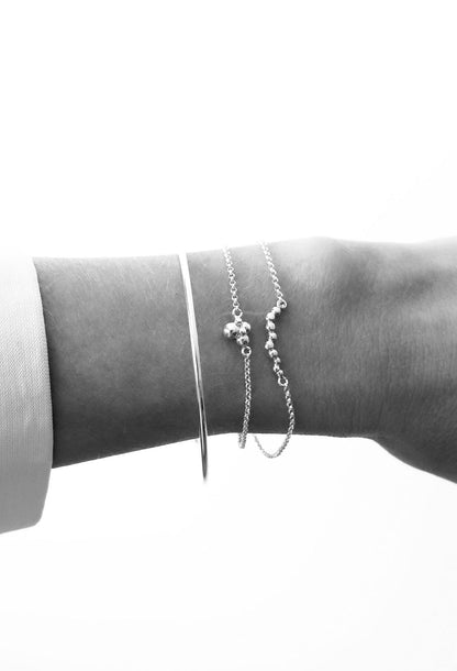 925 Sterling Silver Star Bracelet, Silver 3