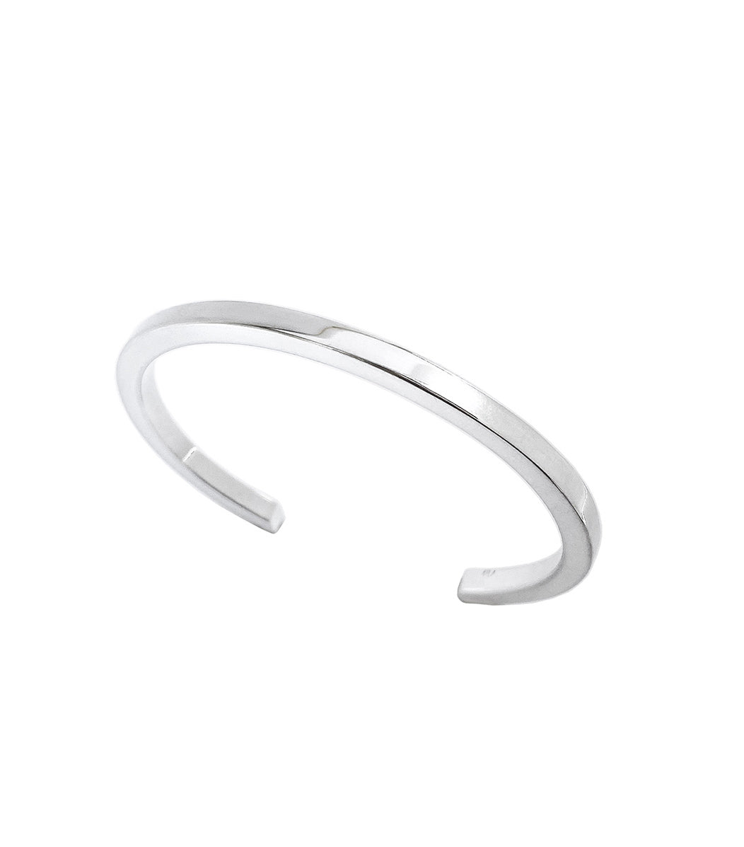 925 Sterling Silver Cuff Bracelet Silver 2