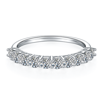 925 Sterling  Silver Round Eternity Band 1