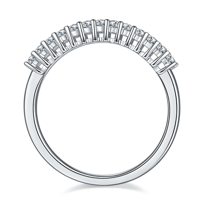 925 Sterling Silve Beguette Eternity Band 3