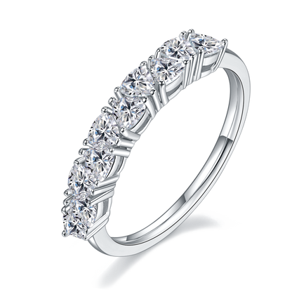 925 Sterling Silver Triangle  Eternity Band 3