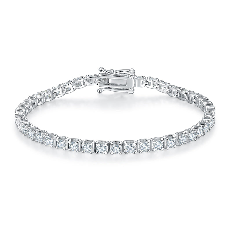 925 Sterling  Silver  Tennis Bracelet 2