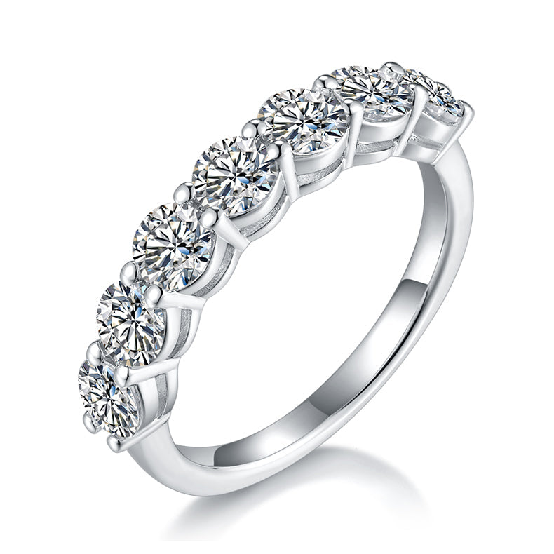 925 Sterling Silver Round Eternity Band 2