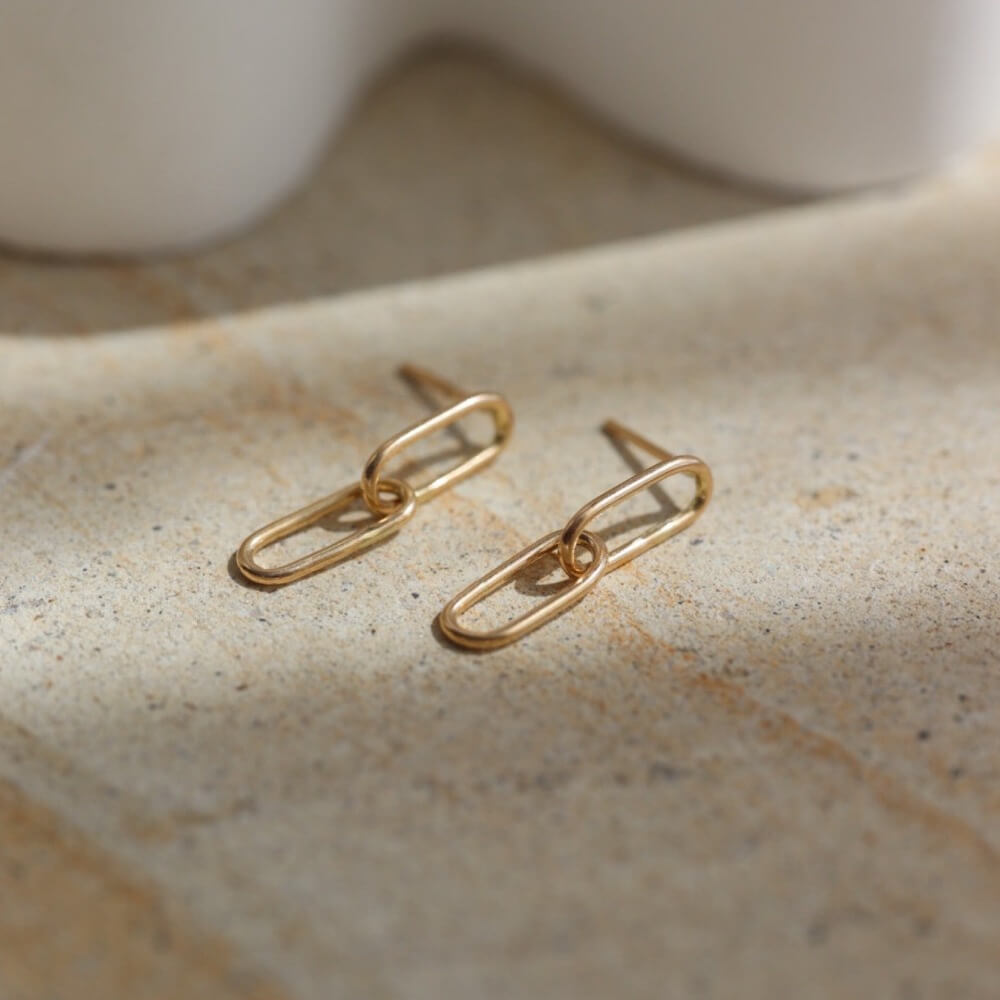 925 Sterling Silver Link Studs 3