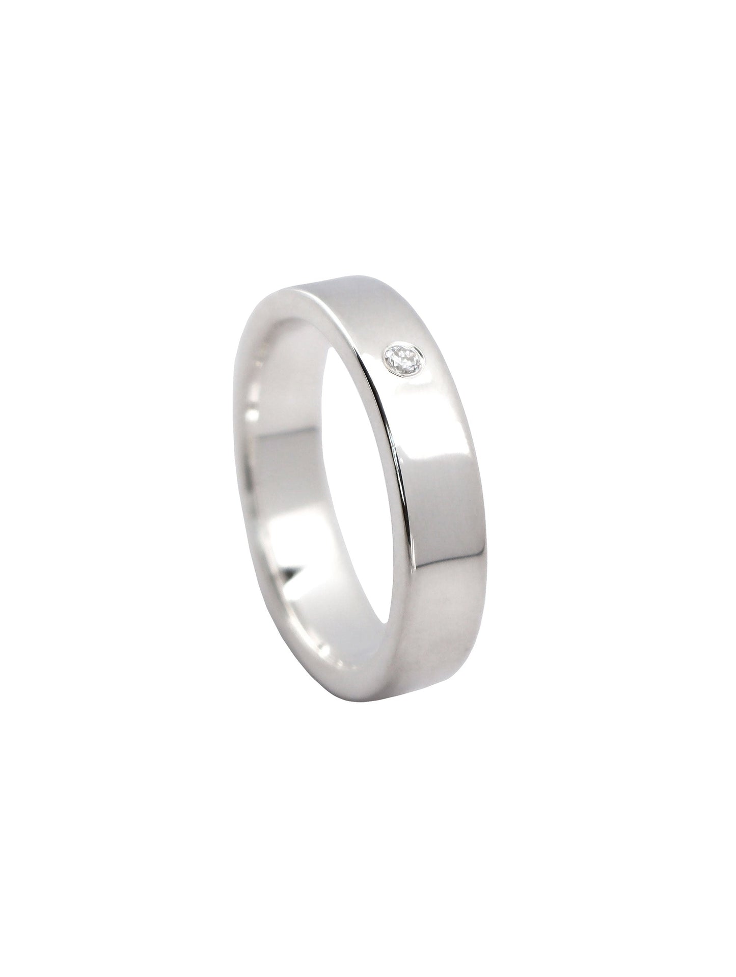 925 Sterling Silver Wedding Ring for Her Him 1