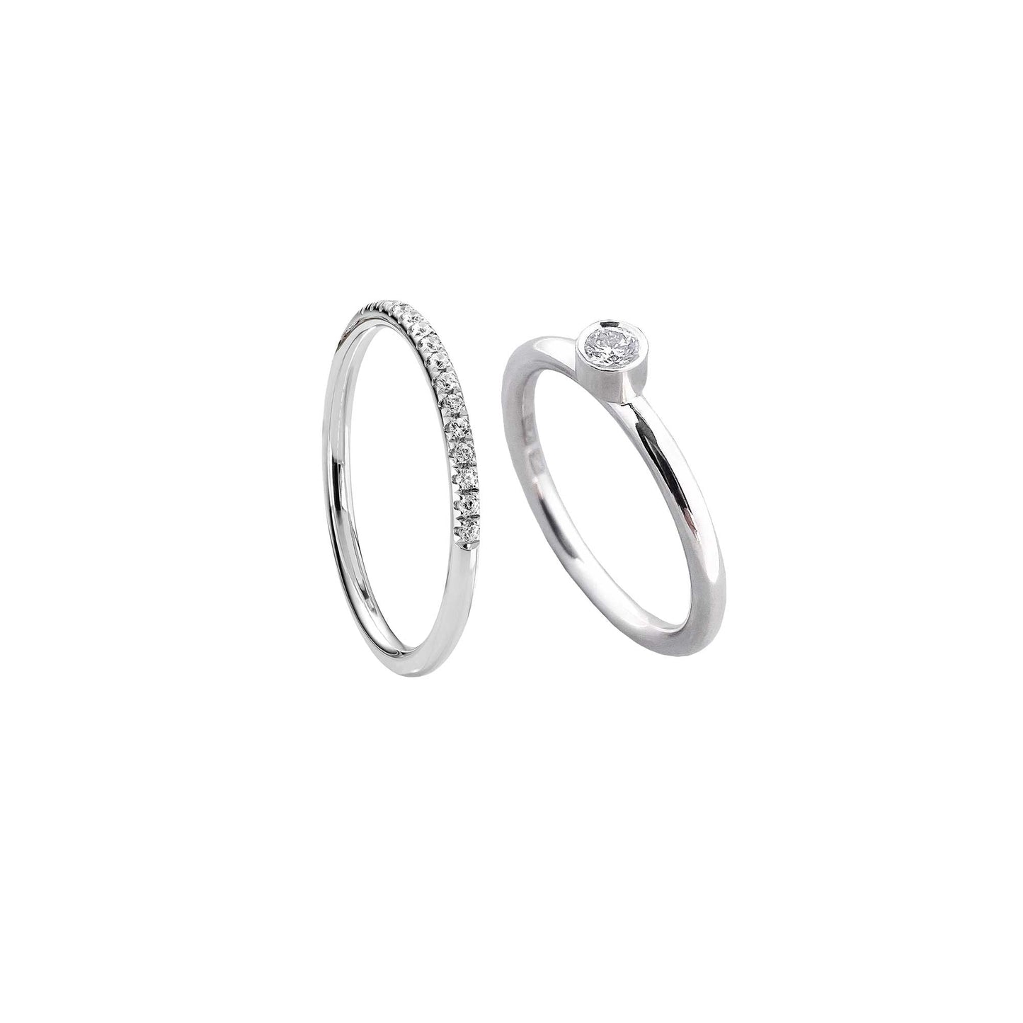 925 Sterling Silver Ring set for Her 1