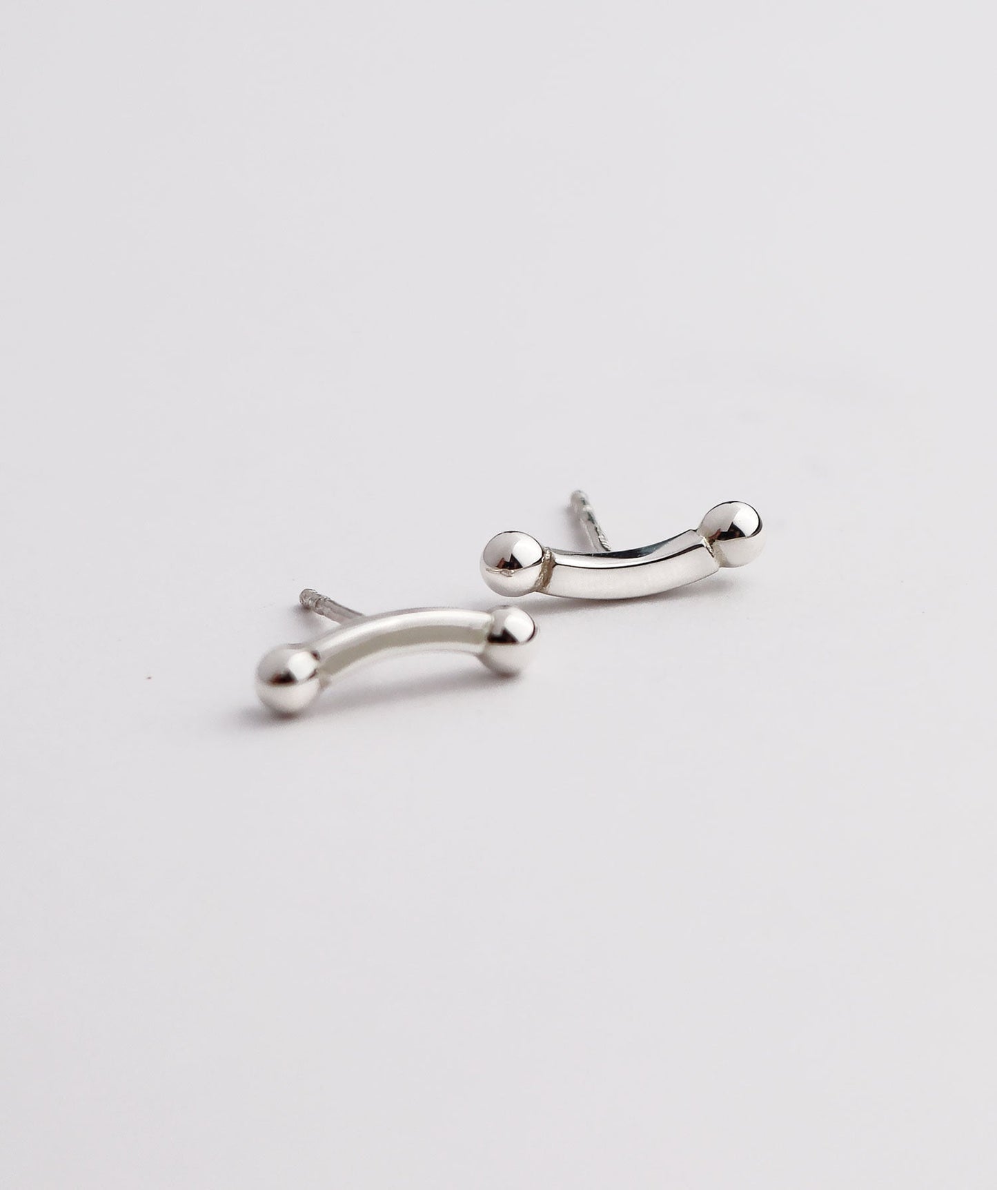 925 Sterling Silver Smile Ear Bounce, silver 3