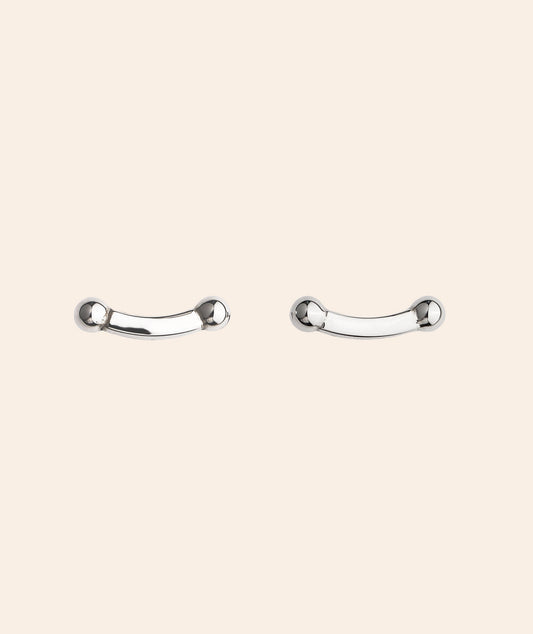 925 Sterling Silver Smile Ear Bounce, silver 1