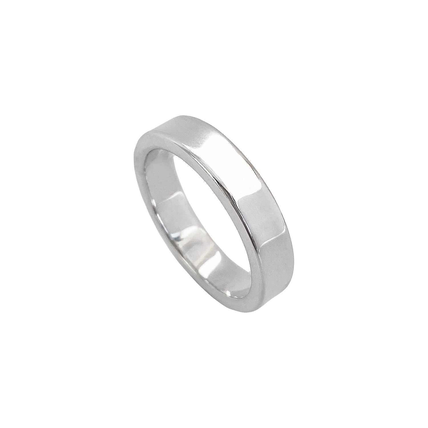 925 Sterling Silver Ring, Silver 5 mm 1