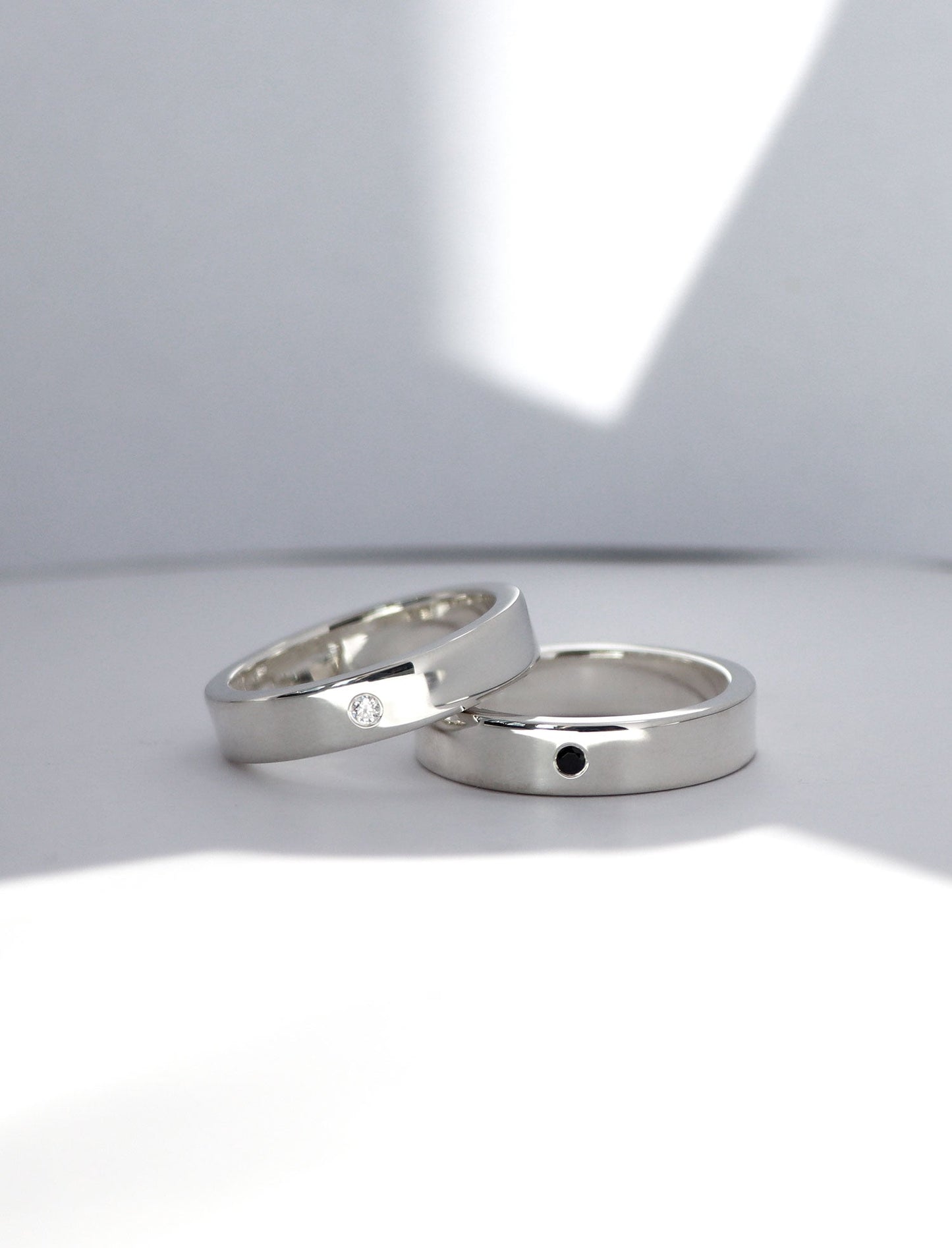 925 Sterling Silver Wedding Ring for Her Him 3