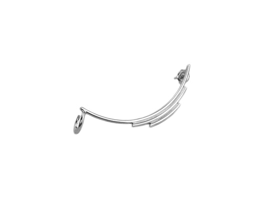 925 Sterling Silver The Journey  Ear Cuff silver 1